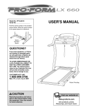Proform Xp Trainer 580 User Manual